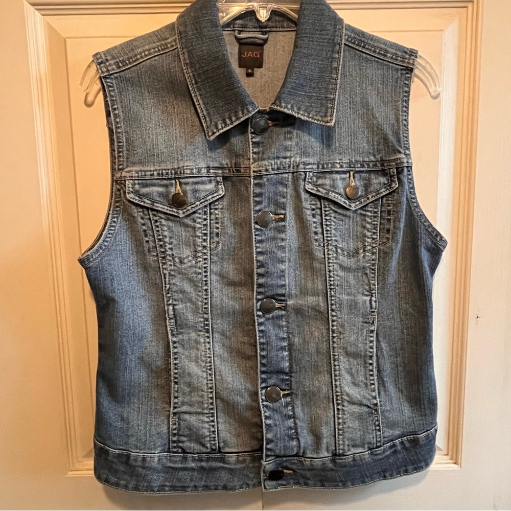 JAG Sleeveless Denim Vest – Size Small